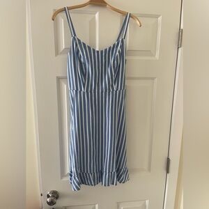 NWT Old Navy Blue and White Striped Dress